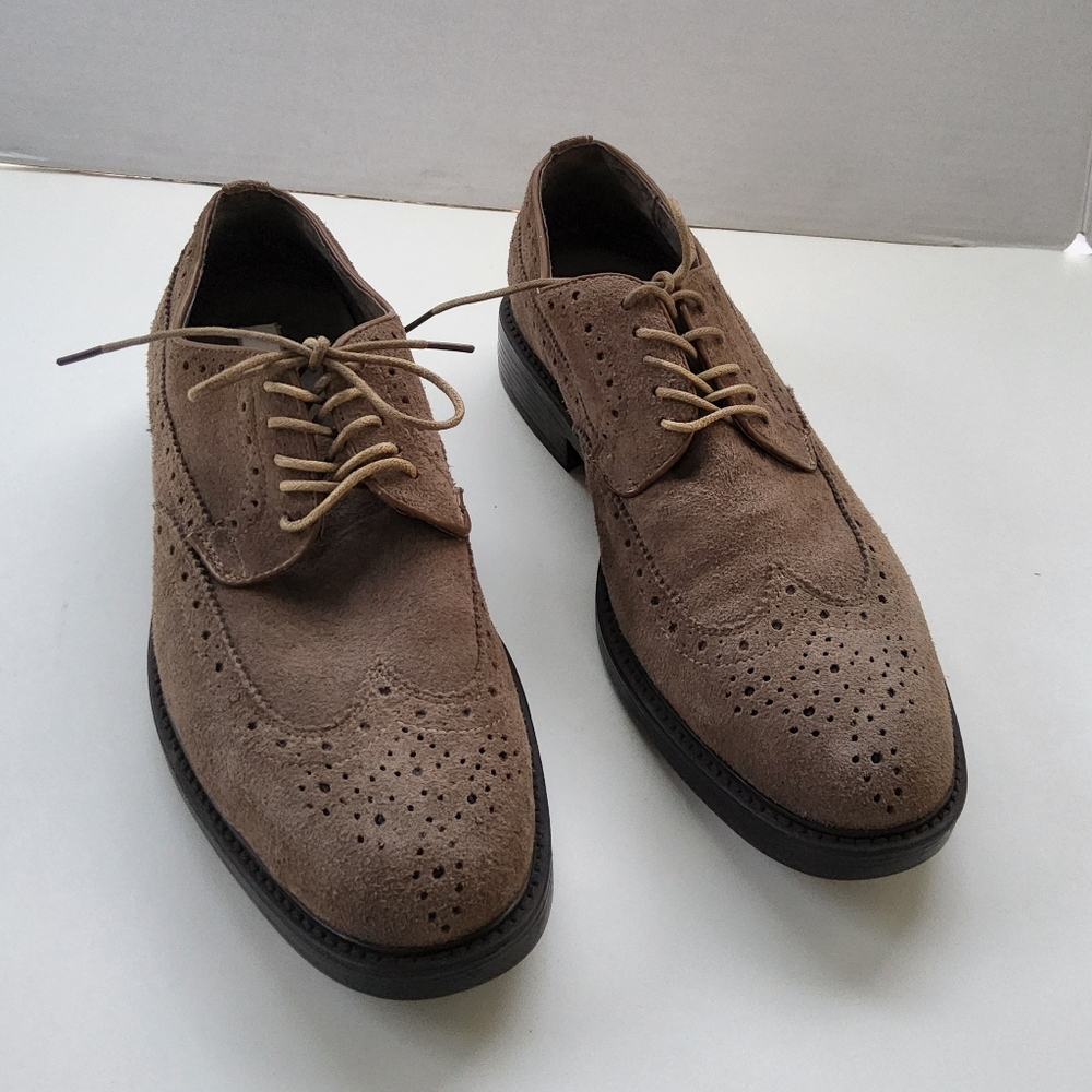 Joseph Abboud Suede Lace Up Shoes  10.5D